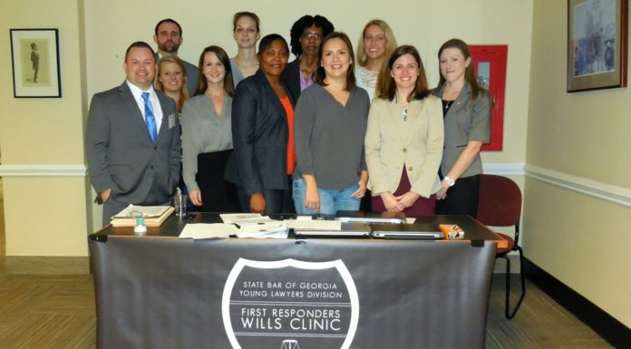Wills Clinic Held at Mercer Law School for Local First Responders