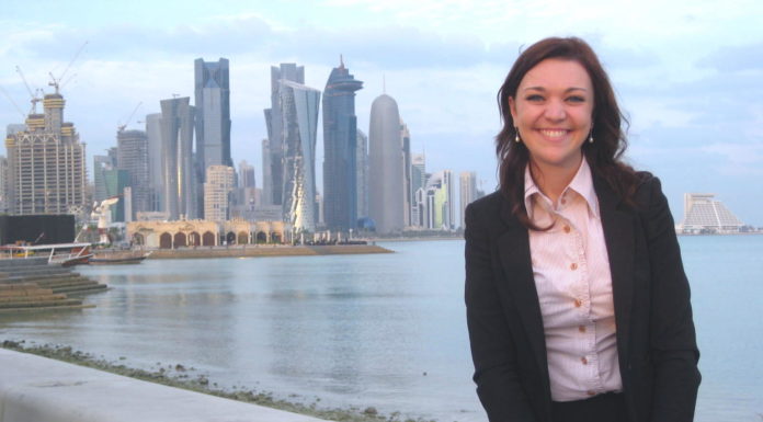 Junior Participates in National Council on U.S.-Arab Relations Program in Qatar