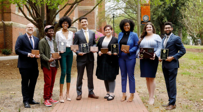 Mercer Debate Has Top Novice Speaker, Sends Three Teams to Elimination Rounds at Nationals Debate team 2019
