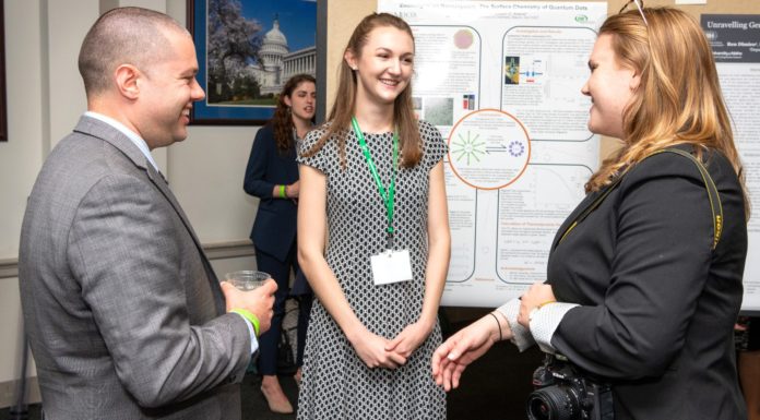 Perry Hicks Represents Mercer at ‘Posters on the Hill’ in Washington, D.C. Perry Hicks at Posters on the Hill