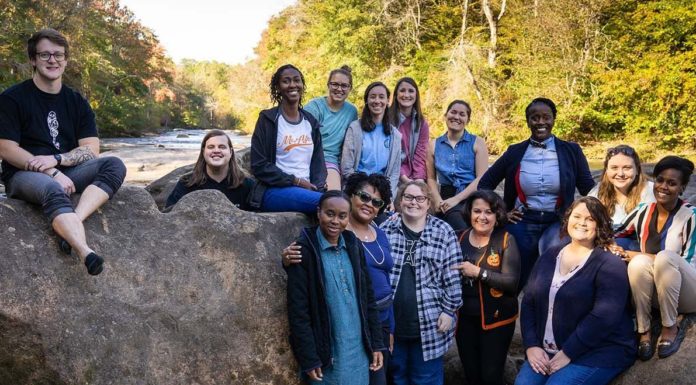 Theology course combines scripture with nature and the arts Students in Dr. David Garber's fall 2018 "Creation Theology, Spirituality and the Arts" course are pictured at Yellow River Park.