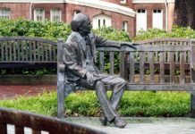 New Faculty and Staff Jesse Mercer statue in Macon