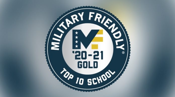 Mercer Recognized as Top 10 Military Friendly School for 2020-2021 Military Friendly 2020