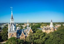 Two faculty members selected for Governor’s Teaching Fellows Program Campus Aerial