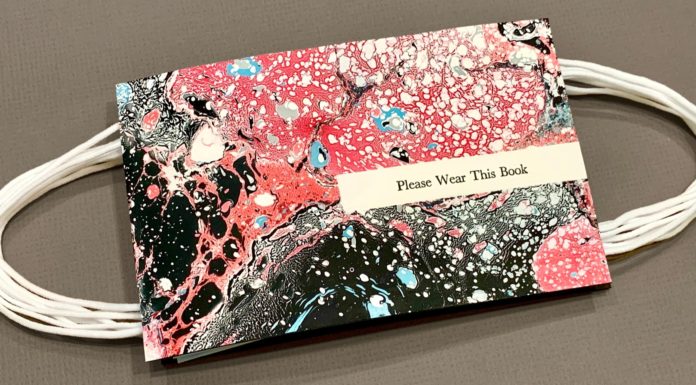 Professor creates wearable book to encourage people to don masks An artist's book titled "Please Wear This Book"