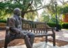 Mercer named 2026-27 College of Distinction Jesse Mercer statue