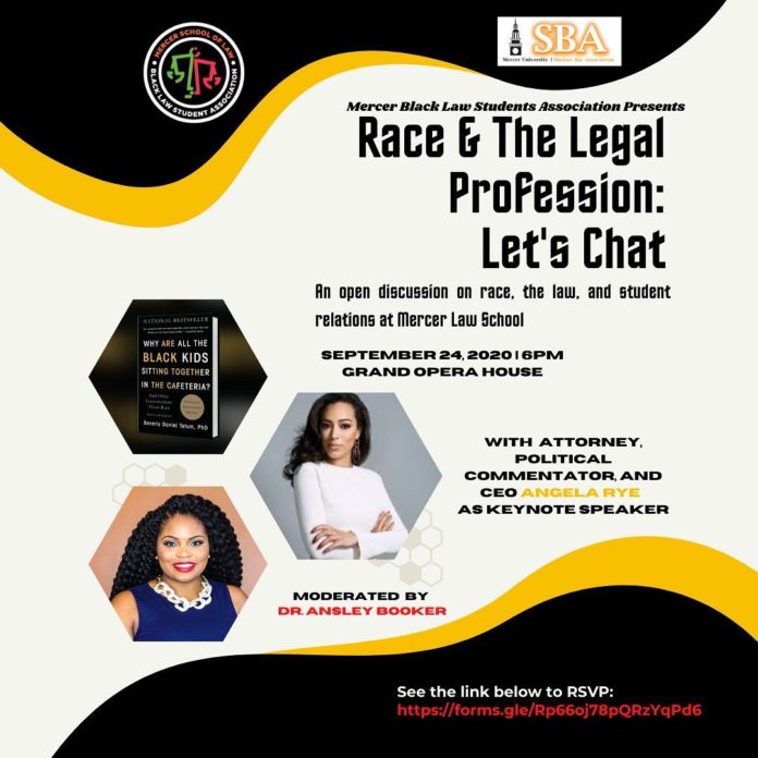 Flyer for Race & The Legal Profession: Let's Chat