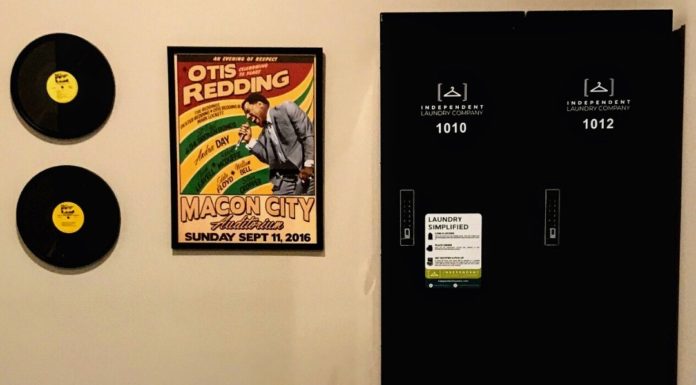 Mercer alumnus’ business takes hassle out of laundry day Lockers for Independent Laundry Company.