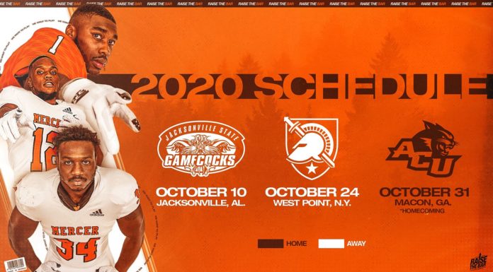 Mercer to play 3 opponents in revised 2020 fall football schedule Poster of fall 2020 football schedule