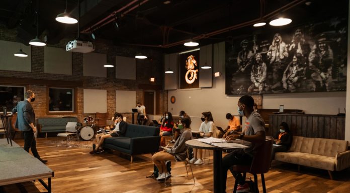 Students get lessons in understanding rock ‘n’ roll | Classroom Spotlight Dr. Nathan Myrick teaches students in his Understanding Rock N' Roll class at Mercer Music at Capricorn on Oct. 5.