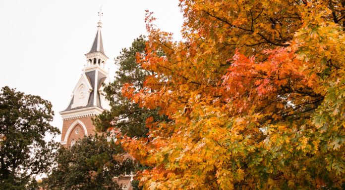Mercer commits to studying slavery, racism in its history through new consortium Spires of the administration building in the fall