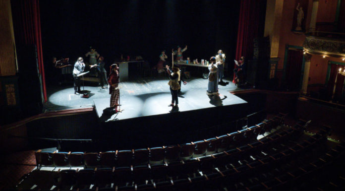 COVID-19 almost canceled a Mercer Opera production. Instead, it became part of the show actors on stage