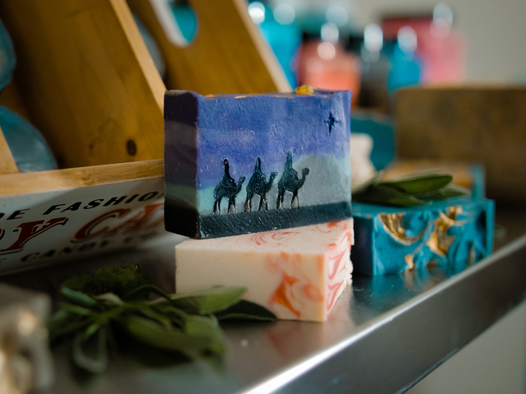 soap depicting the three wise men