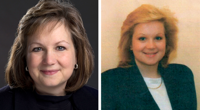 Faculty Flashback: Dr. Pam Estes Brewer Dr. Pam Brewer is pictured recently and at her first job.