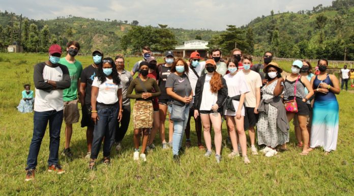 Students connect with Rwandan people, culture during business MOM trip Mercer On Mission participants are pictured in Rwanda in December 2020.