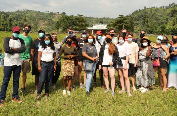Mercer On Mission participants are pictured in Rwanda in December 2020.