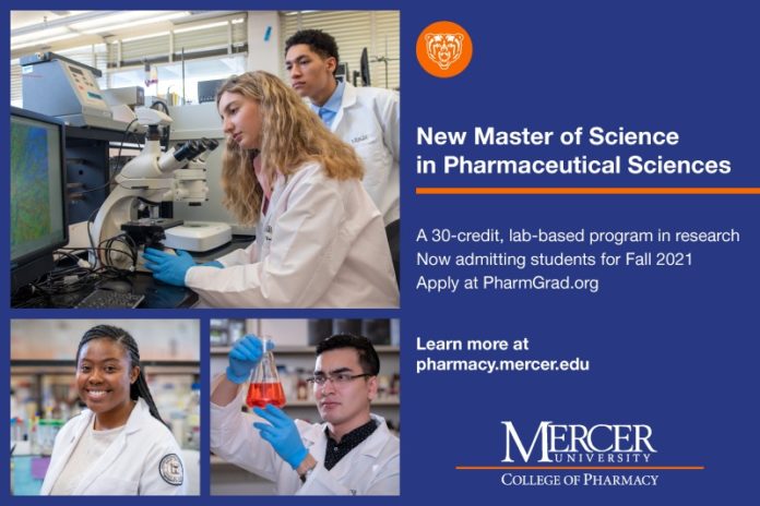 New Master’s Degree in Pharmaceutical Sciences to Accept Students for ...