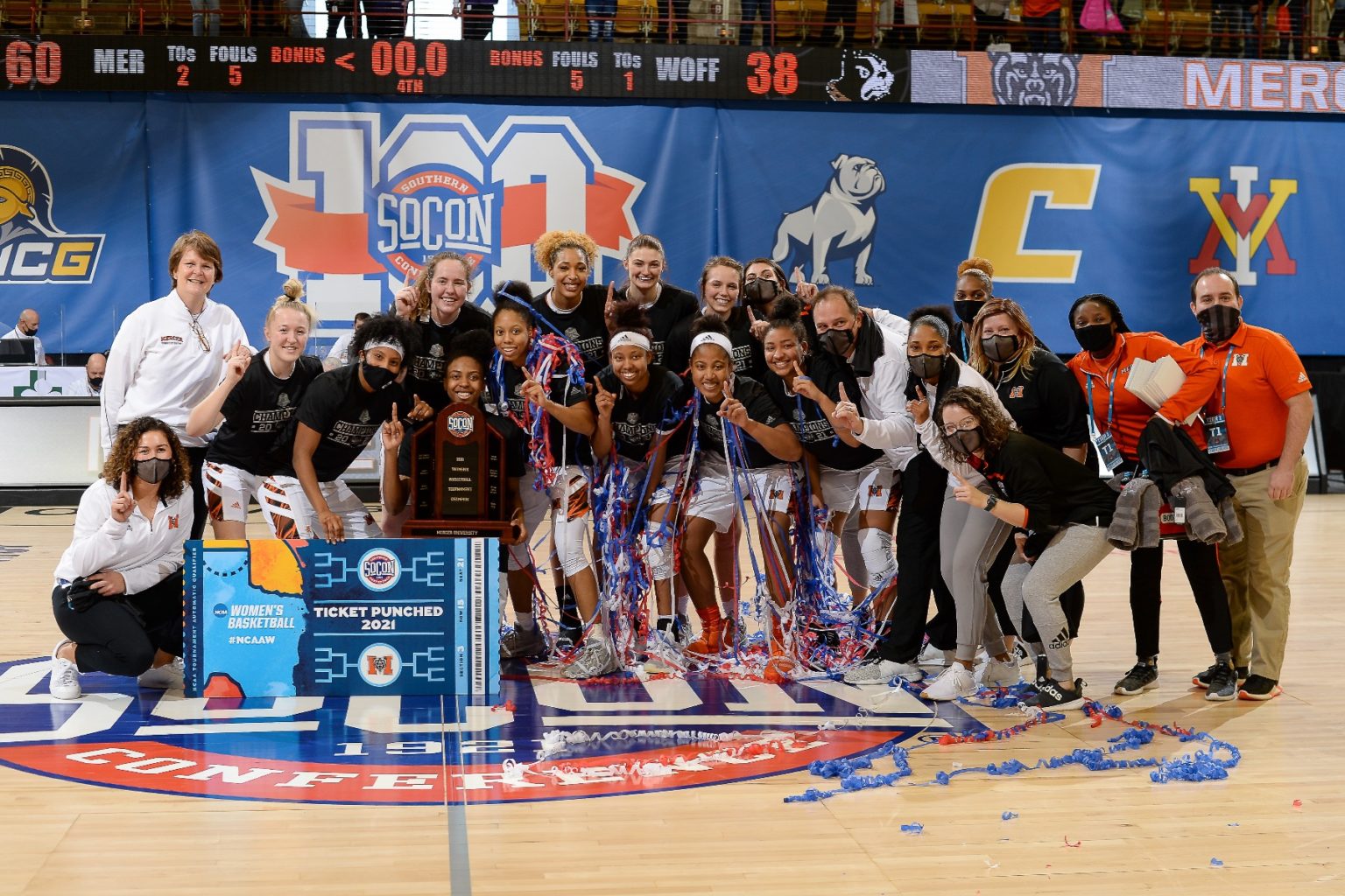 Mercer women’s basketball team wins 2021 SoCon championship