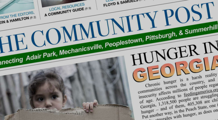 Mercer team creates online newspaper to connect residents of South Atlanta community The first issue of The Community Post focused on food deserts.