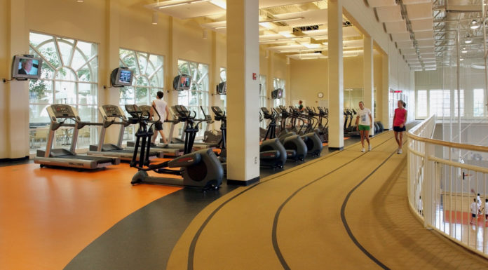 How to restart healthy habits after failure walking track, elliptical machines and treadmills in the fitness center