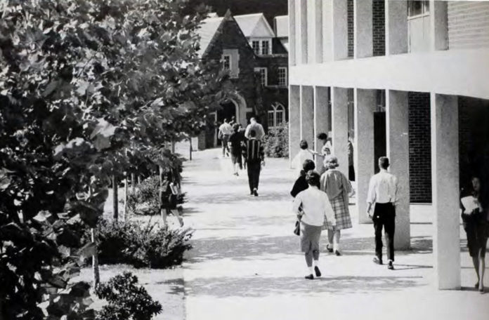 Dr. Philip Viviani earned his bachelor's degree at Mercer in 1963 and went on to earn a master's degree from the University in 1971 and a Ph.D. in 2011. Pictured here is the Macon campus in 1962.