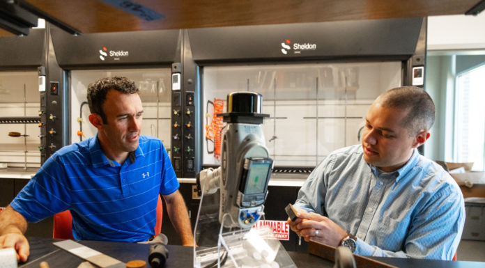 Chemistry professors receive $344K DOD grant for corrosion-related research Bucholtz and Keene