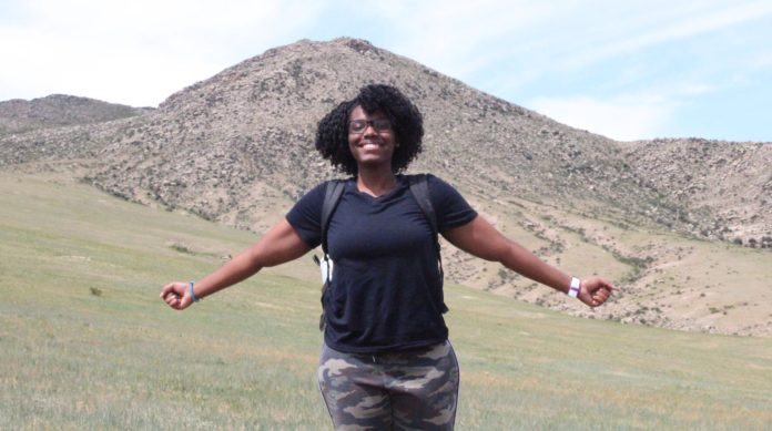 Kally Jones is seen in Hustai National Park in Mongolia during the Mercer On Mission trip in June 2019.
