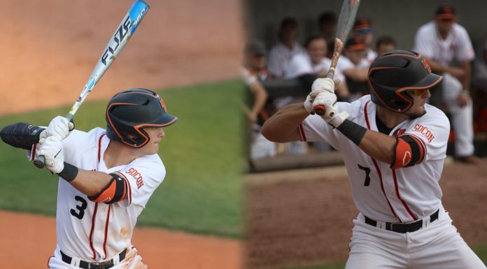 Two Bears Earn CoSIDA Academic All-America Honors RJ Yeager, left, and Garett Delano