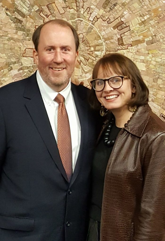 Brian and Christina Stanton in 2017.