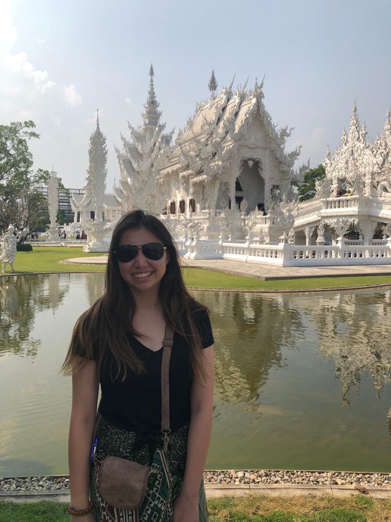 Lisa Fortin in Thailand during a past study abroad trip.
