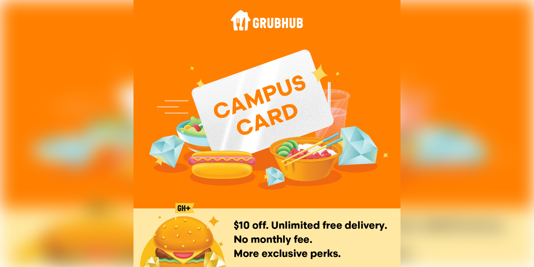 Mercer partners with Grubhub to offer free delivery and more food options - Mercer University