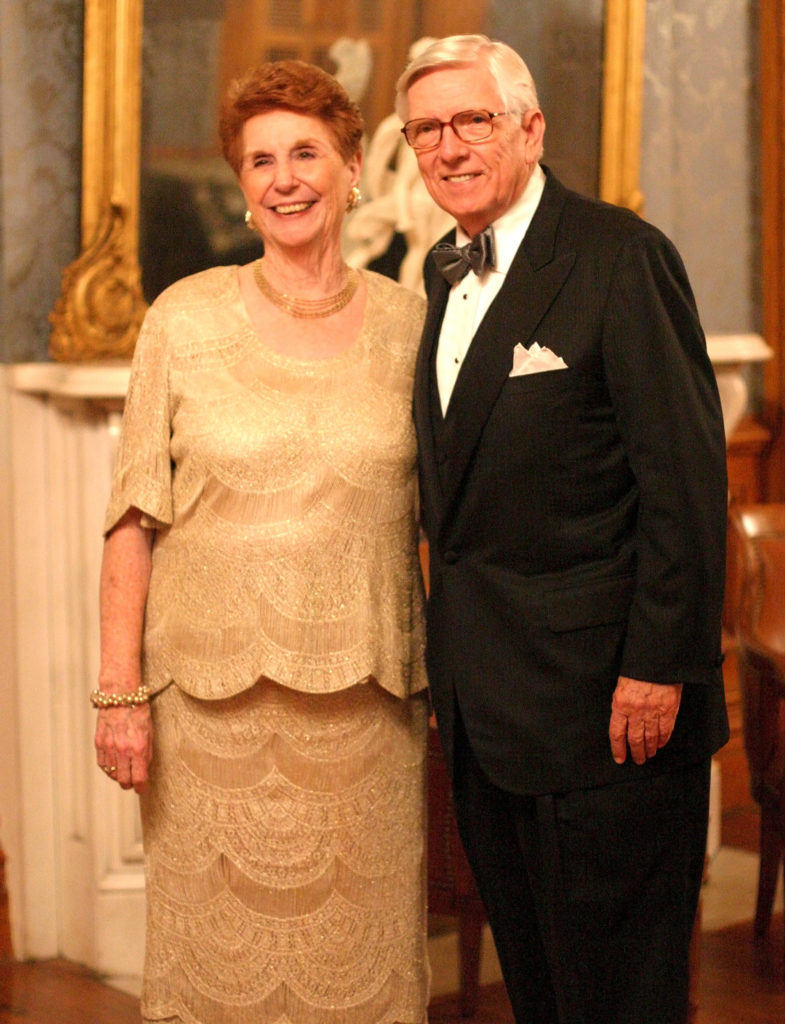 Joan and Kirby Godsey in 2014.