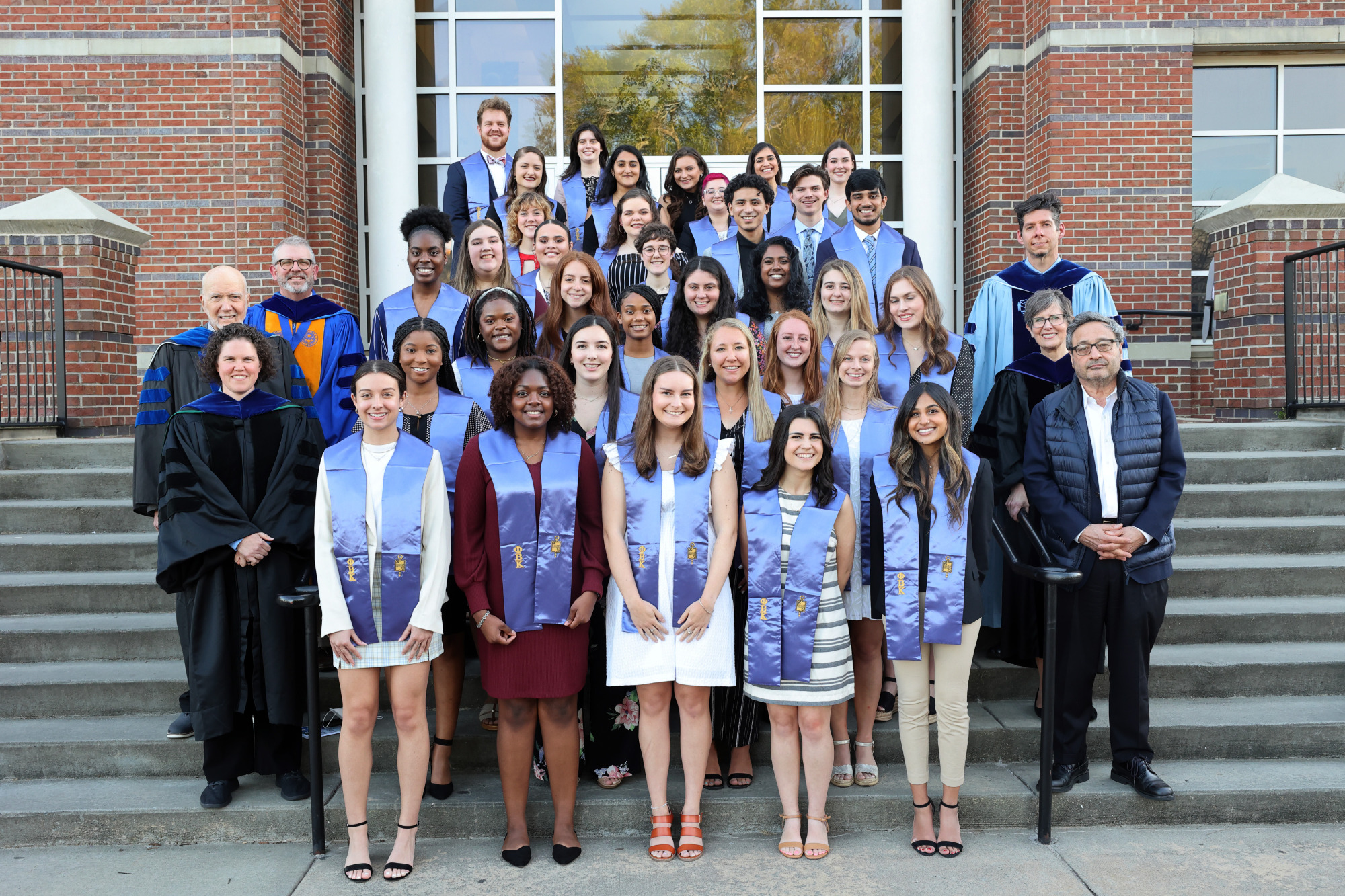 inducts 41 students into Phi Beta Kappa Society