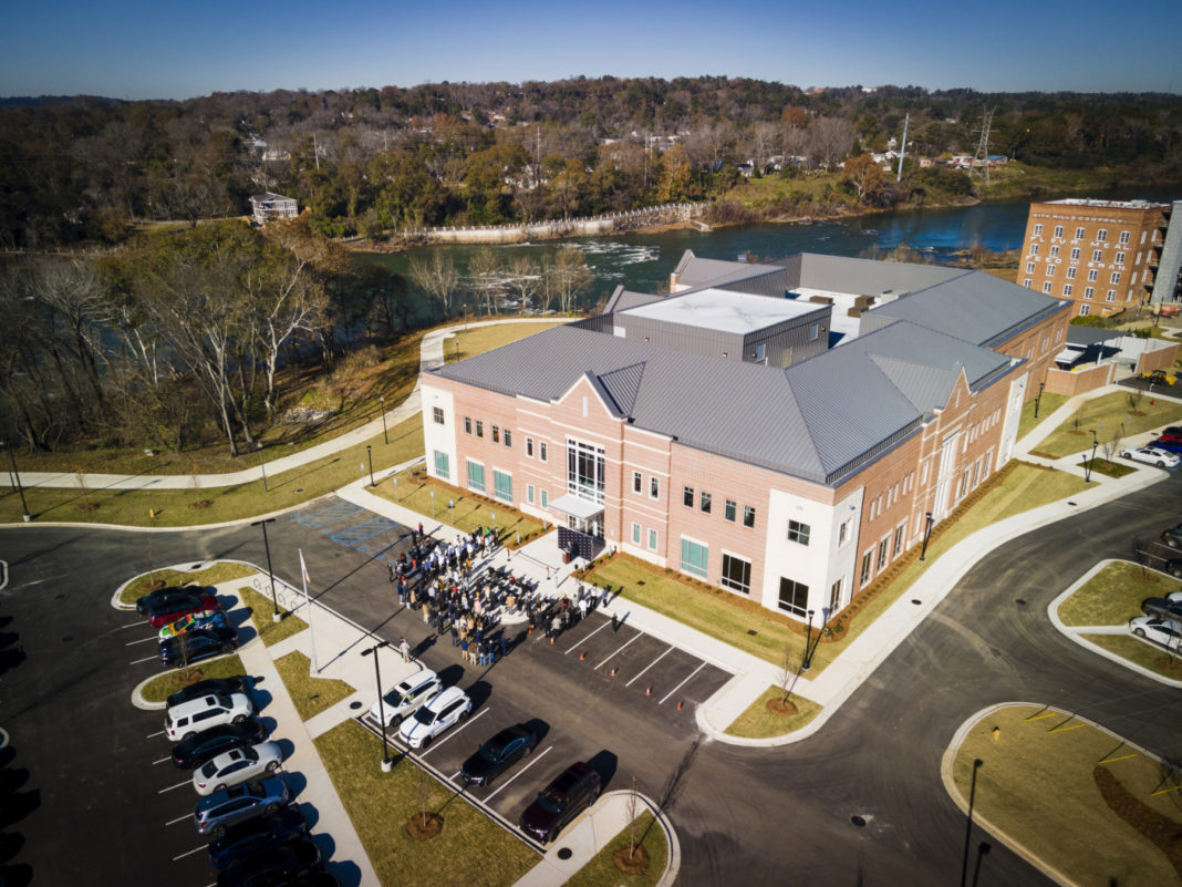 Aerial photo of School of Medicine in Columbus