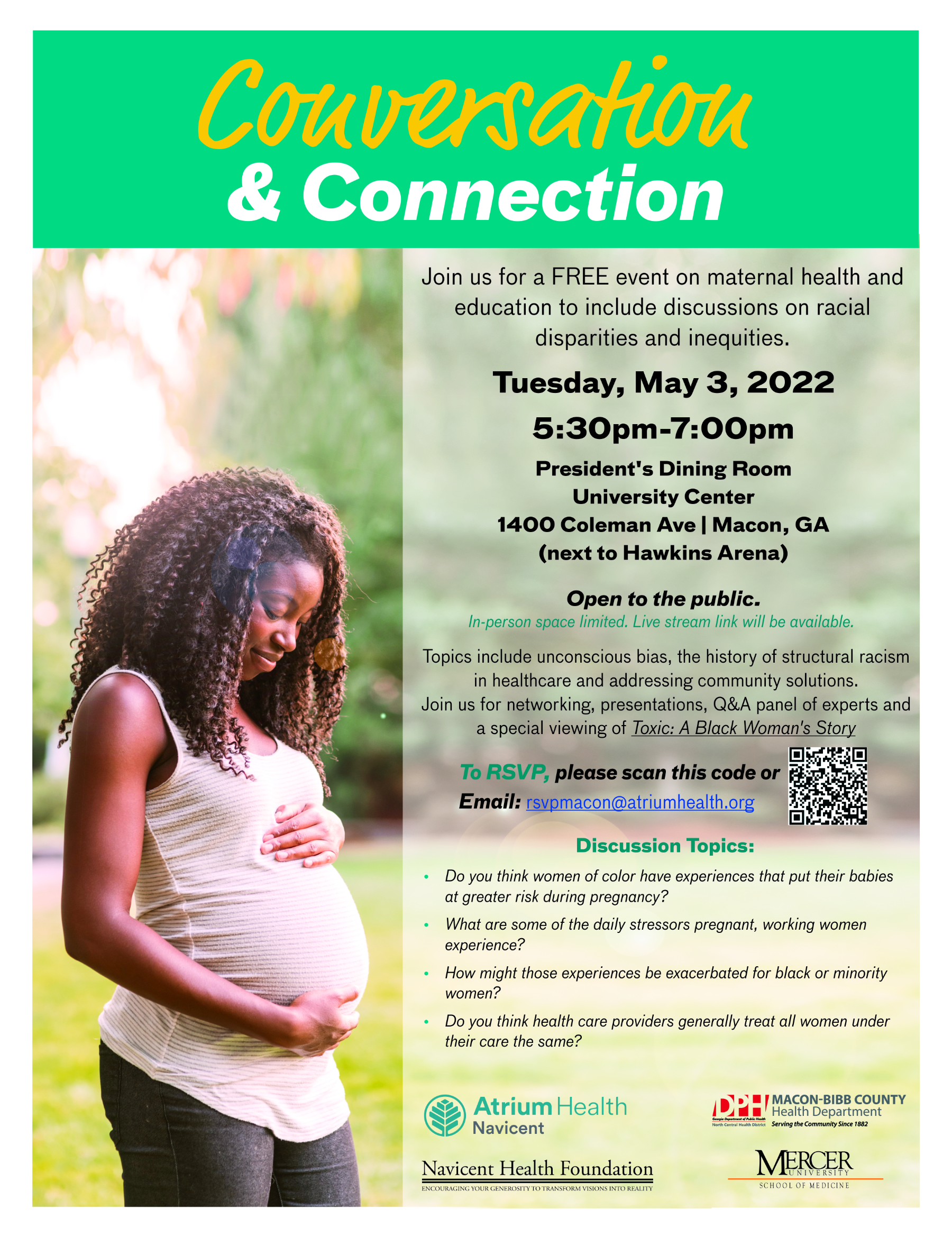 Free event to examine racial disparities in maternal health