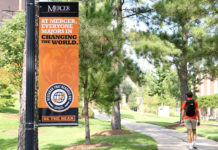 Mercer selected as inaugural student co-design team by Campus Compact Everyone majors in changing the world banner