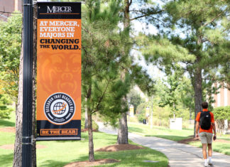 Mercer selected as inaugural student co-design team by Campus Compact Everyone majors in changing the world banner