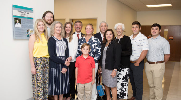 MUSM dedicates Savannah campus simulation labs in memory of Dr. David Byck Dr. David Byck Simulation Labs Dedication