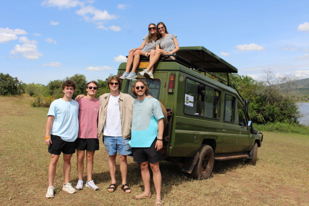 Mercer students are shown during a safari in Rwanda. Photo courtesy Layne Davis