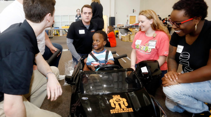 Mercer to host eighth ‘Go Baby Go’ toy car build for children with limited mobility Go Baby Go March 2019