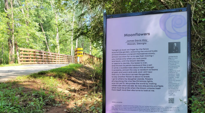Mercer professor brings poetry to public spaces through Georgia Poetry in the Parks