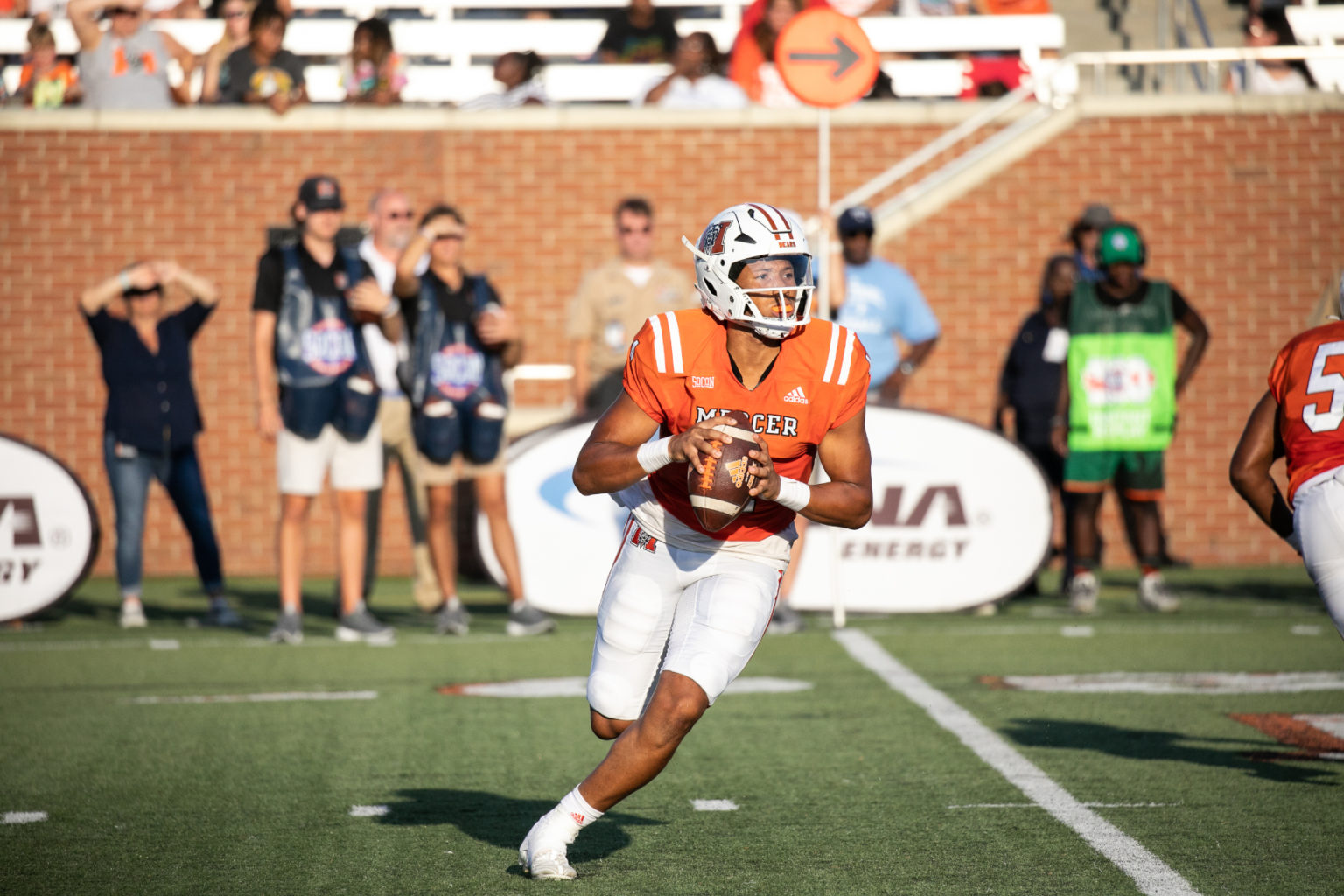 Mercer football moves up to No. 12 in coaches poll The Den