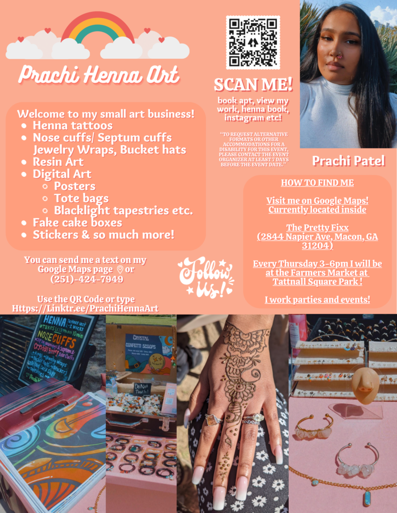 Praichi Henna Art flyer