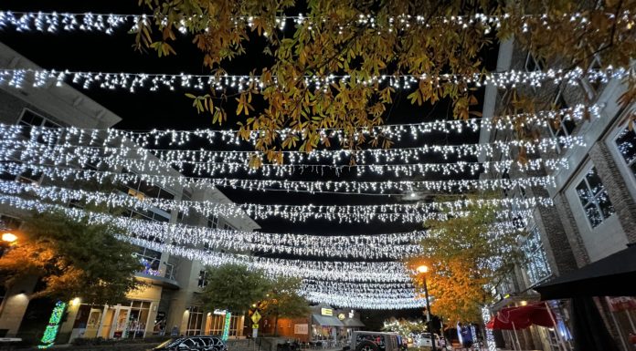 Two of the best places to see Christmas lights in Macon The 2021 Light More Homes show in Mercer Village.