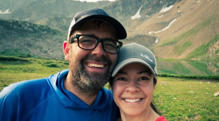 Mercer professor has hiked 4,000 miles — and counting Jared and Patti Champion are pictured at the base of Lake Ann Pass at mile 203 of the Colorado Trail on the Collegiate West route.