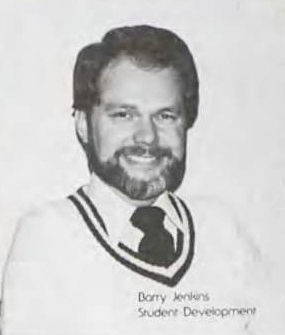 Dr. Barry Jenkins is shown in 1982
