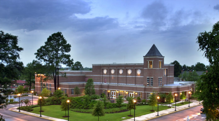 Mercer Wind Ensemble students recognized nationally Exterior photo of McCorkle Music Building