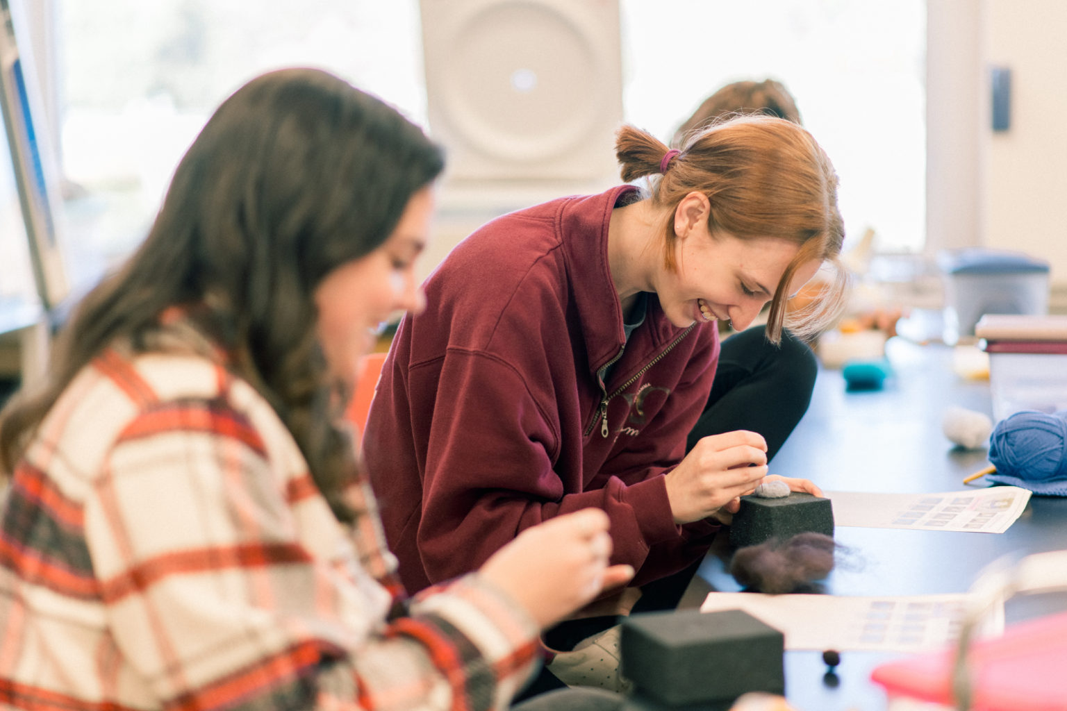 Students and Teachers Take on Knitting and Crocheting – The Live Wire