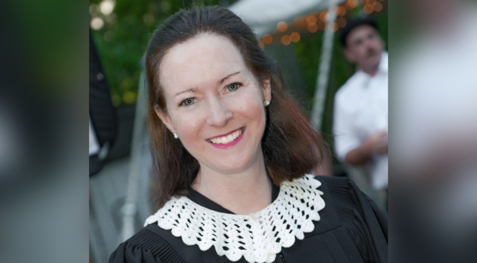 Mercer Law alumna retires after successful career as probate judge Dianne Yamin is shown in her judges robe.