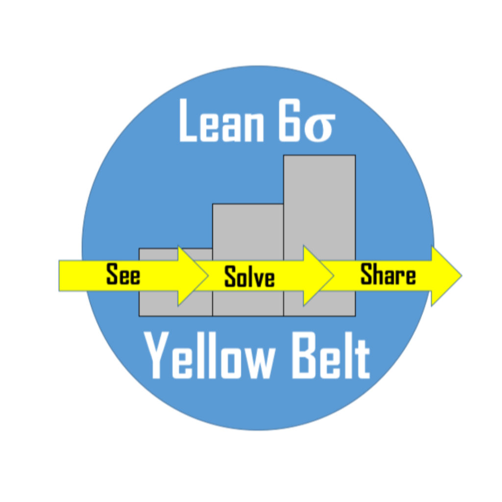 lean six sigma yellow belt logo
